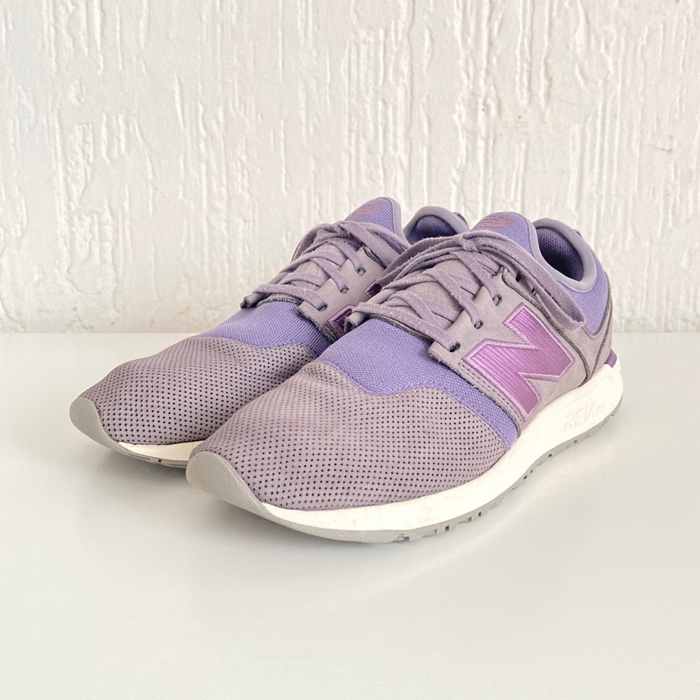 New Balance Purple Two Four Seven Athletic Sneakers Size 10